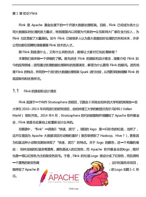 大數(shù)據(jù)Flink學習指南（Java版）PDF 下載  圖1