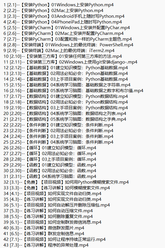 從零寫Python練手項目：實用腳本 視頻教程 下載  圖1